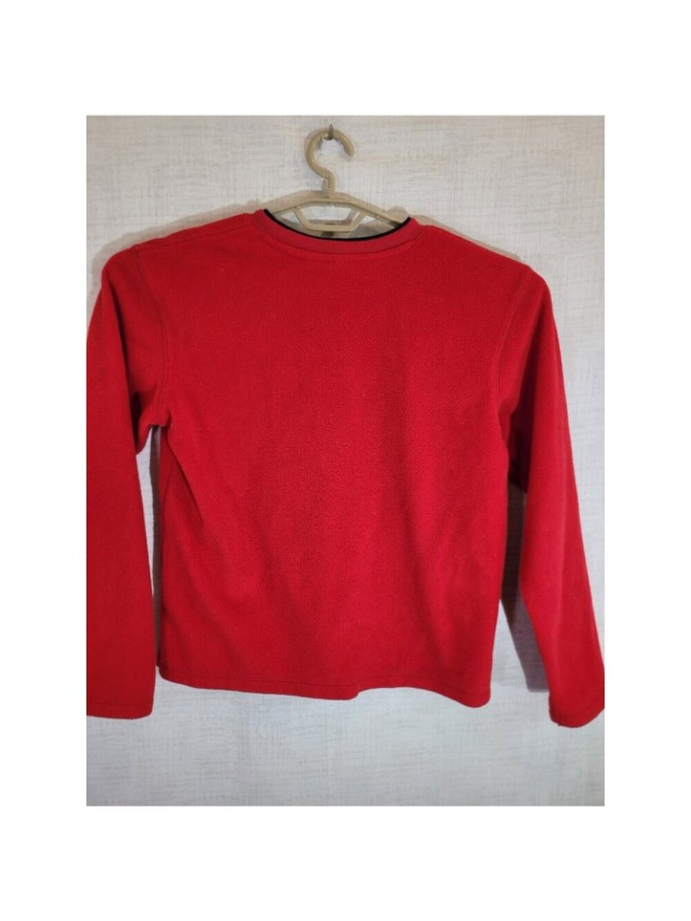 Vintage Disney Sweater Womens M Red Fleece Embroidered Tigger Winnie the Pooh - Picture 3 of 7